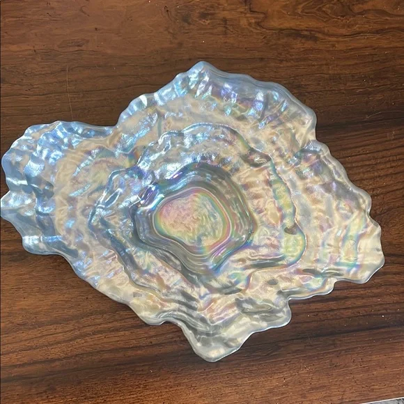Iridescent Decorative Art Piece (Oyster Shell) - Picture 1 of 3